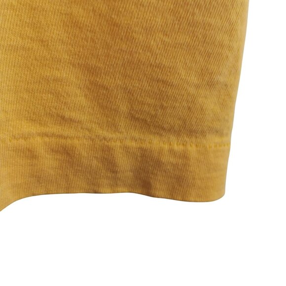 XXL Vtg Fruit Of The Loom Yellow Short Sleeve Crewneck T-Shirt Cotton Made USA - Picture 2 of 8